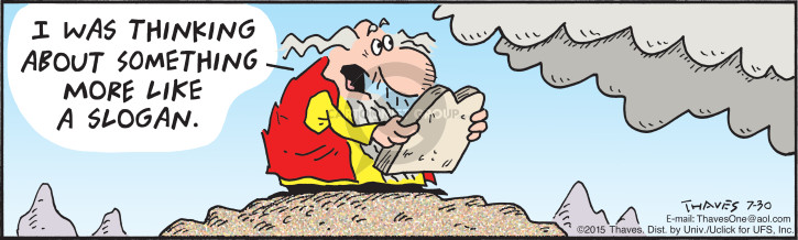 Cartoonist Bob Thaves Tom Thaves  Frank and Ernest 2015-07-30 