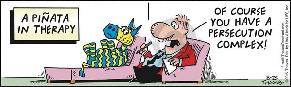 Comic Strip Bob Thaves Tom Thaves  Frank and Ernest 2015-08-25 psychiatrist
