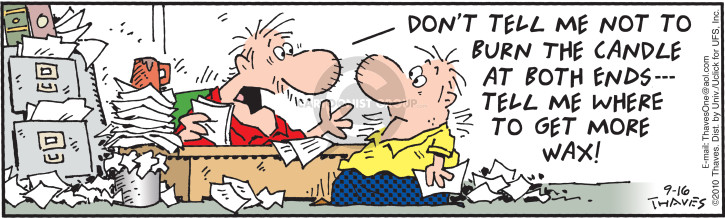 Cartoonist Bob Thaves Tom Thaves  Frank and Ernest 2015-09-16 