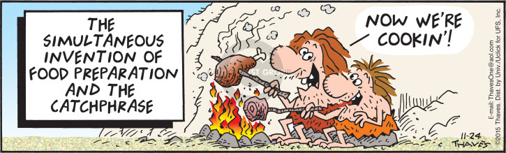 Cartoonist Bob Thaves Tom Thaves  Frank and Ernest 2015-11-24 