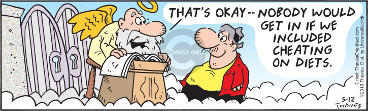 Cartoonist Bob Thaves Tom Thaves  Frank and Ernest 2016-05-12 