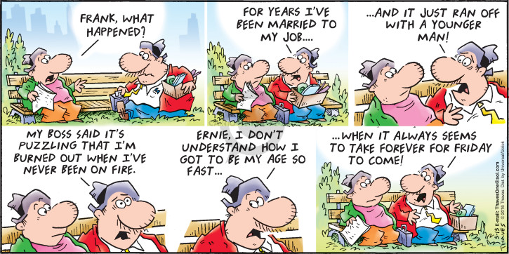 Cartoonist Bob Thaves Tom Thaves  Frank and Ernest 2016-05-15 