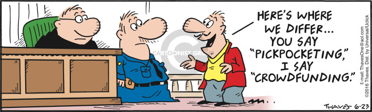 Cartoonist Bob Thaves Tom Thaves  Frank and Ernest 2016-06-23 