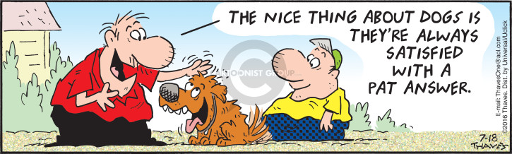 Cartoonist Bob Thaves Tom Thaves  Frank and Ernest 2016-07-18 