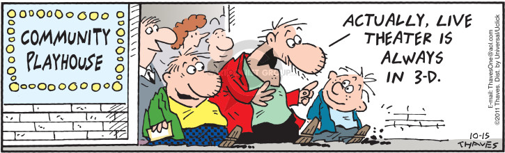 Cartoonist Bob Thaves Tom Thaves  Frank and Ernest 2016-10-15 