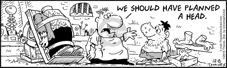 Cartoonist Bob Thaves Tom Thaves  Frank and Ernest 2016-12-08 