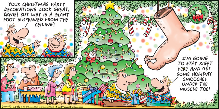 Comic Strip Bob Thaves Tom Thaves  Frank and Ernest 2016-12-18 Christmas decoration