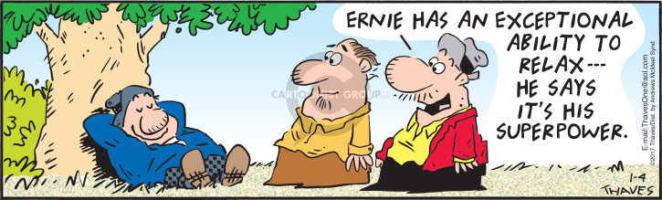 Cartoonist Bob Thaves Tom Thaves  Frank and Ernest 2017-01-04 