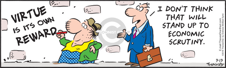 Cartoonist Bob Thaves Tom Thaves  Frank and Ernest 2018-03-13 