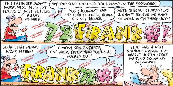 Cartoonist Bob Thaves Tom Thaves  Frank and Ernest 2018-06-03 