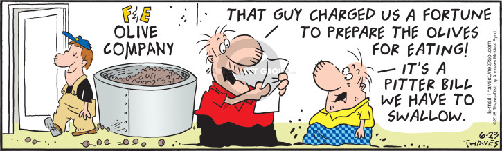 Cartoonist Bob Thaves Tom Thaves  Frank and Ernest 2018-06-23 
