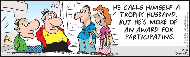Cartoonist Bob Thaves Tom Thaves  Frank and Ernest 2018-07-14 