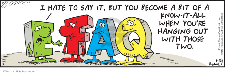 Cartoonist Bob Thaves Tom Thaves  Frank and Ernest 2019-01-18 