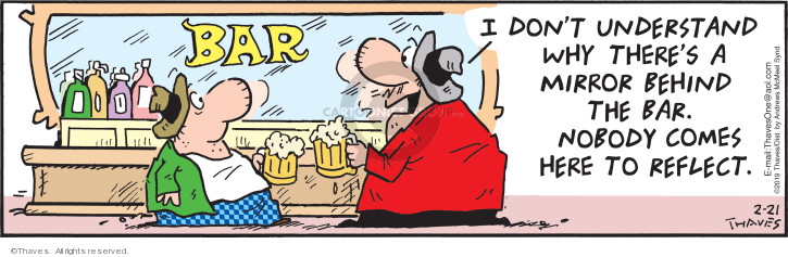 Cartoonist Bob Thaves Tom Thaves  Frank and Ernest 2019-02-21 