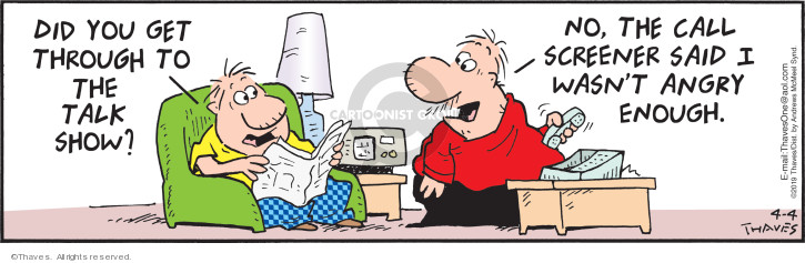 Cartoonist Bob Thaves Tom Thaves  Frank and Ernest 2019-04-04 