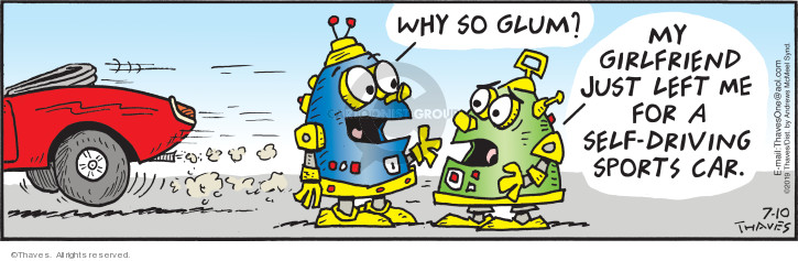 Comic Strip Bob Thaves Tom Thaves  Frank and Ernest 2019-07-10 robot