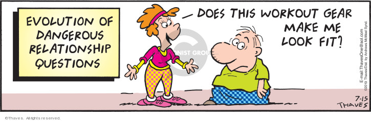 Cartoonist Bob Thaves Tom Thaves  Frank and Ernest 2019-07-15 