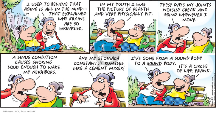 Cartoonist Bob Thaves Tom Thaves  Frank and Ernest 2019-09-29 