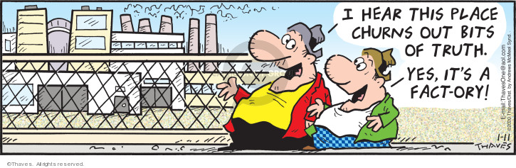 Cartoonist Bob Thaves Tom Thaves  Frank and Ernest 2020-01-11 