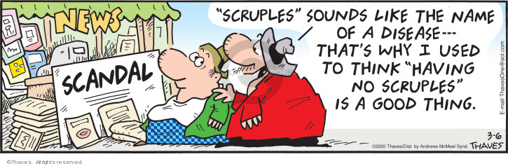 Comic Strip Bob Thaves Tom Thaves  Frank and Ernest 2020-03-06 sound