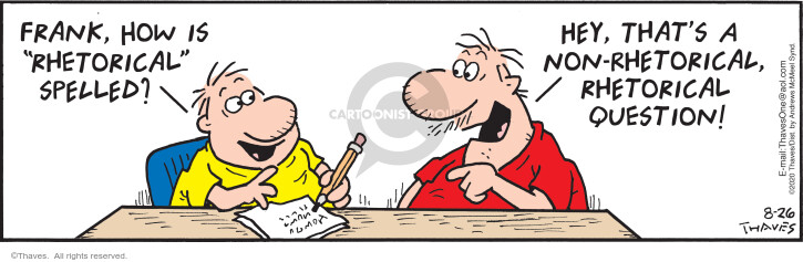 Cartoonist Bob Thaves Tom Thaves  Frank and Ernest 2020-08-26 