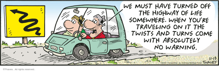 Cartoonist Bob Thaves Tom Thaves  Frank and Ernest 2020-11-13 