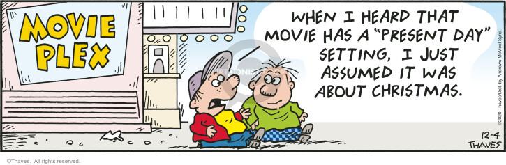 Comic Strip Bob Thaves Tom Thaves  Frank and Ernest 2020-12-04 movie