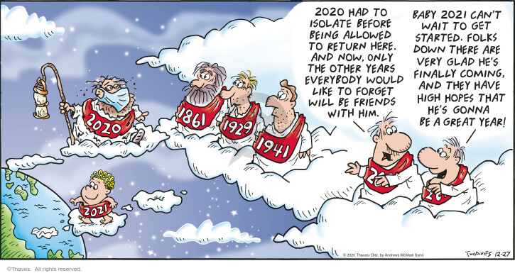 Cartoonist Bob Thaves Tom Thaves  Frank and Ernest 2020-12-27 