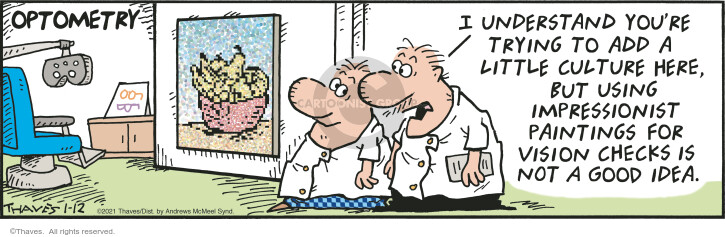 Cartoonist Bob Thaves Tom Thaves  Frank and Ernest 2021-01-12 