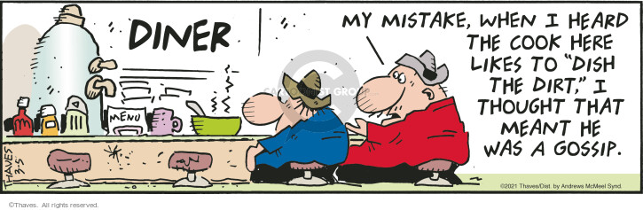 Cartoonist Bob Thaves Tom Thaves  Frank and Ernest 2021-03-05 