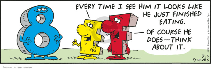 Cartoonist Bob Thaves Tom Thaves  Frank and Ernest 2021-03-15 