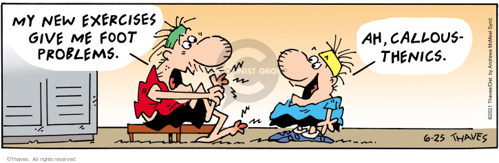 Cartoonist Bob Thaves Tom Thaves  Frank and Ernest 2021-06-25 