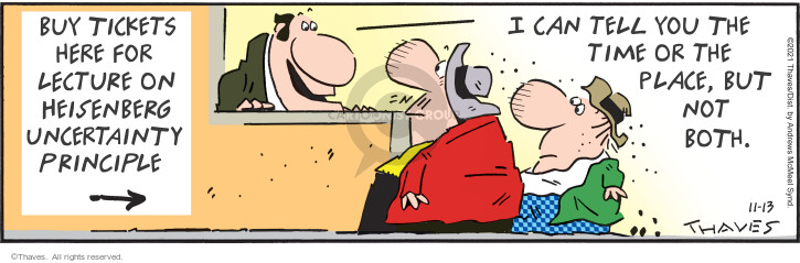 Cartoonist Bob Thaves Tom Thaves  Frank and Ernest 2021-11-13 