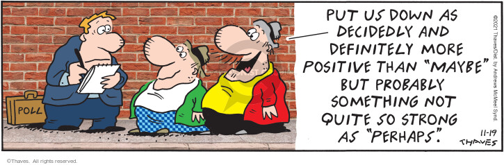 Cartoonist Bob Thaves Tom Thaves  Frank and Ernest 2021-11-19 