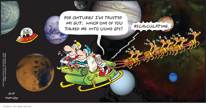 Cartoonist Bob Thaves Tom Thaves  Frank and Ernest 2021-12-19 