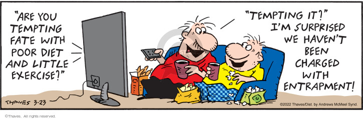 Cartoonist Bob Thaves Tom Thaves  Frank and Ernest 2022-03-23 