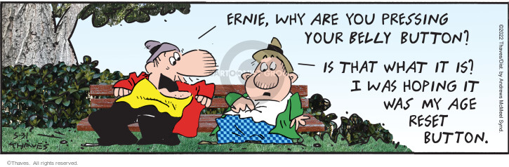 Cartoonist Bob Thaves Tom Thaves  Frank and Ernest 2022-05-31 