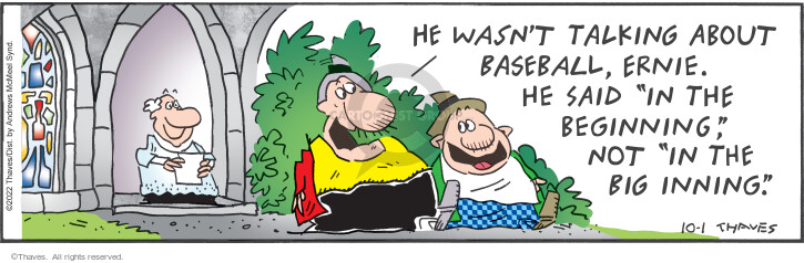 Cartoonist Bob Thaves Tom Thaves  Frank and Ernest 2022-10-01 