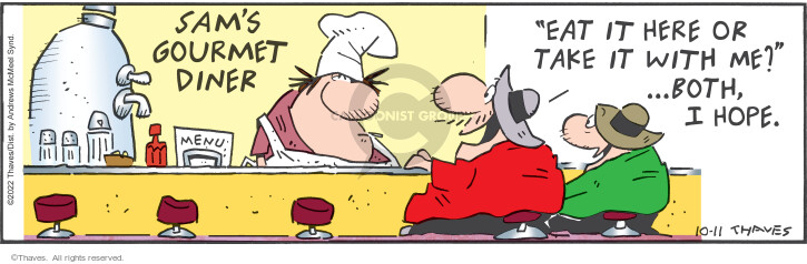 Cartoonist Bob Thaves Tom Thaves  Frank and Ernest 2022-10-11 