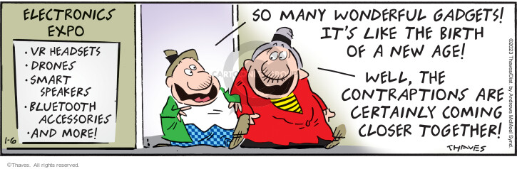 Cartoonist Bob Thaves Tom Thaves  Frank and Ernest 2023-01-06 