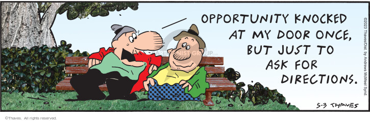 Cartoonist Bob Thaves Tom Thaves  Frank and Ernest 2023-05-03 