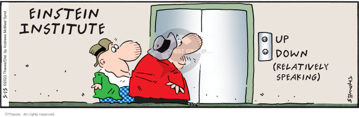 Cartoonist Bob Thaves Tom Thaves  Frank and Ernest 2023-05-15 