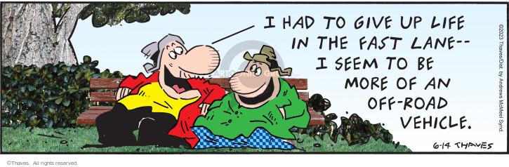 Cartoonist Bob Thaves Tom Thaves  Frank and Ernest 2023-06-14 