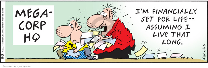 Cartoonist Bob Thaves Tom Thaves  Frank and Ernest 2023-08-08 