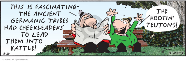 Cartoonist Bob Thaves Tom Thaves  Frank and Ernest 2023-08-23 