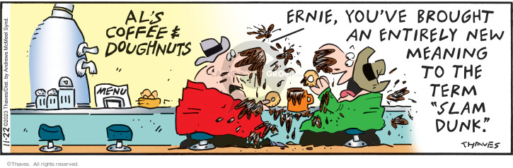 Cartoonist Bob Thaves Tom Thaves  Frank and Ernest 2023-11-22 