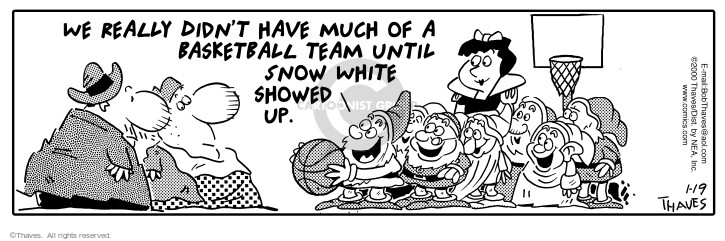 Comic Strip Bob Thaves Tom Thaves  Frank and Ernest 2000-01-19 athletics