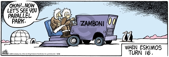 The Zamboni Comics And Cartoons | The Cartoonist Group