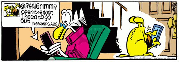 Comic Strip Mike Peters  Mother Goose and Grimm 2012-01-23 ago