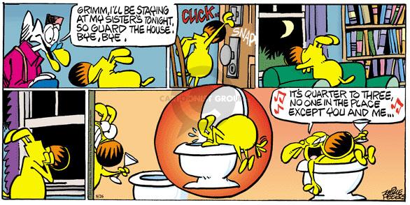 Comic Strip Mike Peters  Mother Goose and Grimm 2012-08-26 guard